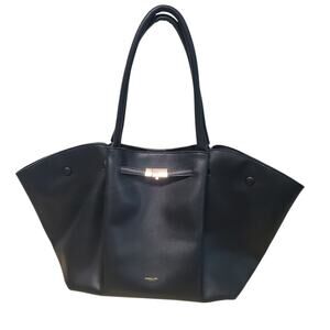 DeMellier Black Leather Top Handle Bag Excellent